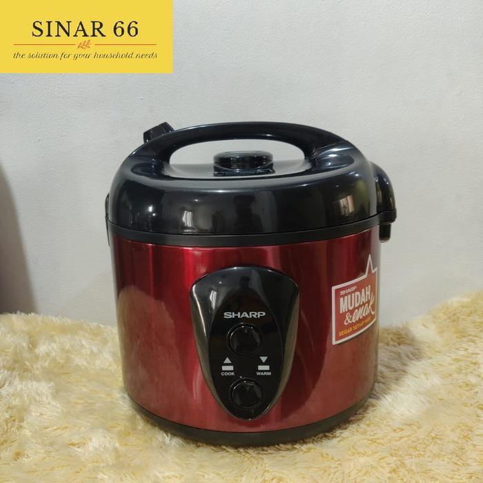 Gambar SHARP RICE COOKER MAGIC COM 1.8L KS-N18MG - Merah dari sinar66.id undefined Tokopedia