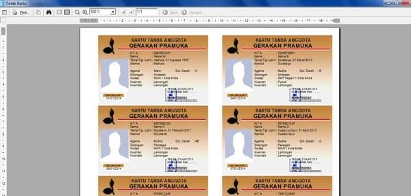 Gambar Software program Aplikasi KTA Pramuka dari Soft 9 Karegori undefined Tokopedia