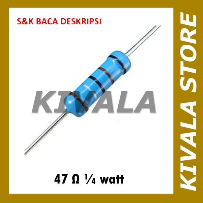 Resistor 47 ohm 1/4 watt