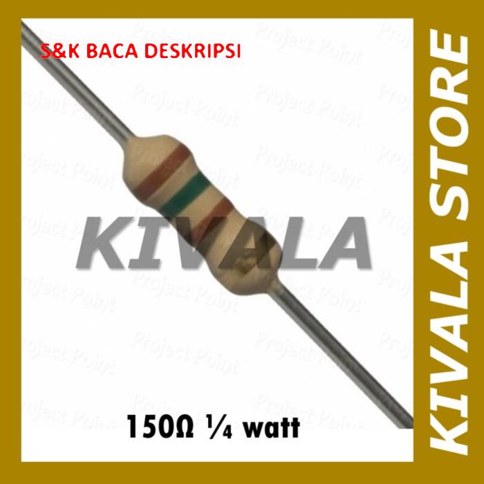 Resistor 150 ohm 1/4 watt