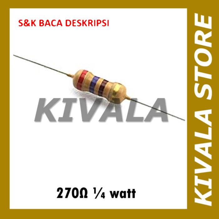 Resistor 270 ohm 1/4 watt