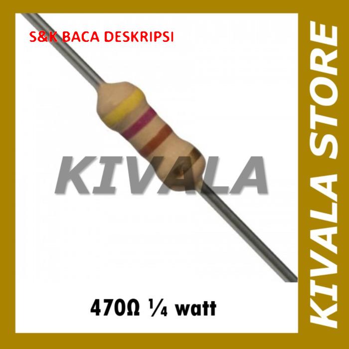Resistor 470 ohm 1/4 watt