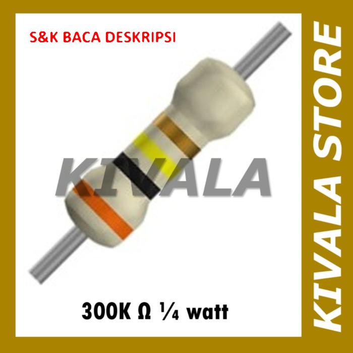 Resistor 300K ohm 1/4 watt