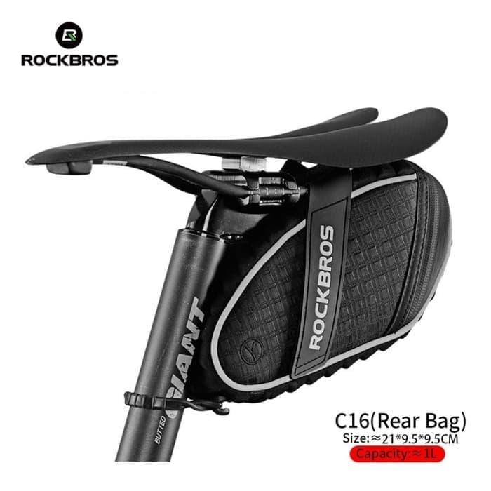 Promo Saddle Bag Rockbros - Tas Sadel Sepeda 3D Shell C16 Original ...