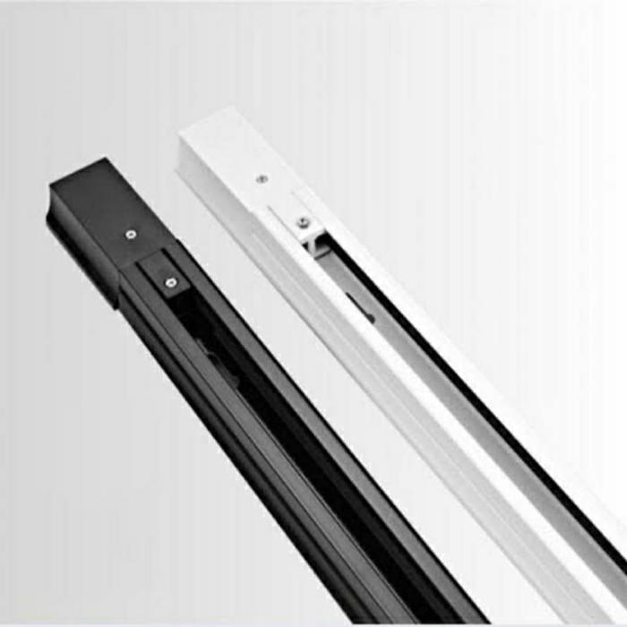 Gambar Rell track spotlight 1 meter - Putih, 2 meter dari GUDANG LED KENARI undefined Tokopedia