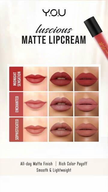 luscious matte lipstick you