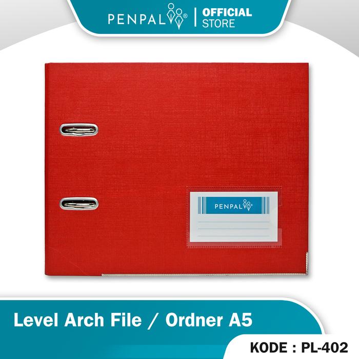 Gambar Penpal Lever Arch File / Ordner A5 PL-402 - Merah dari Penpal Stationery undefined Tokopedia