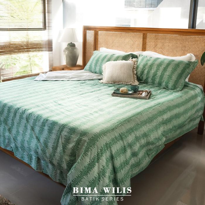 Gambar Paket Seprei Katun Jepang Batik (BIMA WILIS) Bedding Set + Bedcover - Single Size dari Sleep Project Kota Administrasi Jakarta Barat Tokopedia