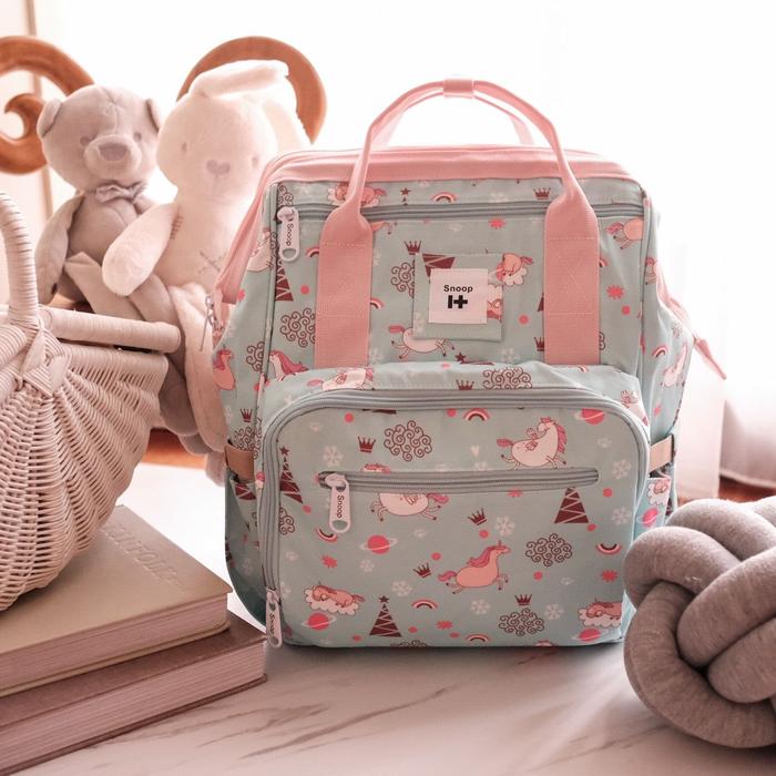 Gambar Tas Sekolah / Tas bayi / diaper bag Impor Motif Unicorn Premium dari Atk bandung grosir undefined Tokopedia