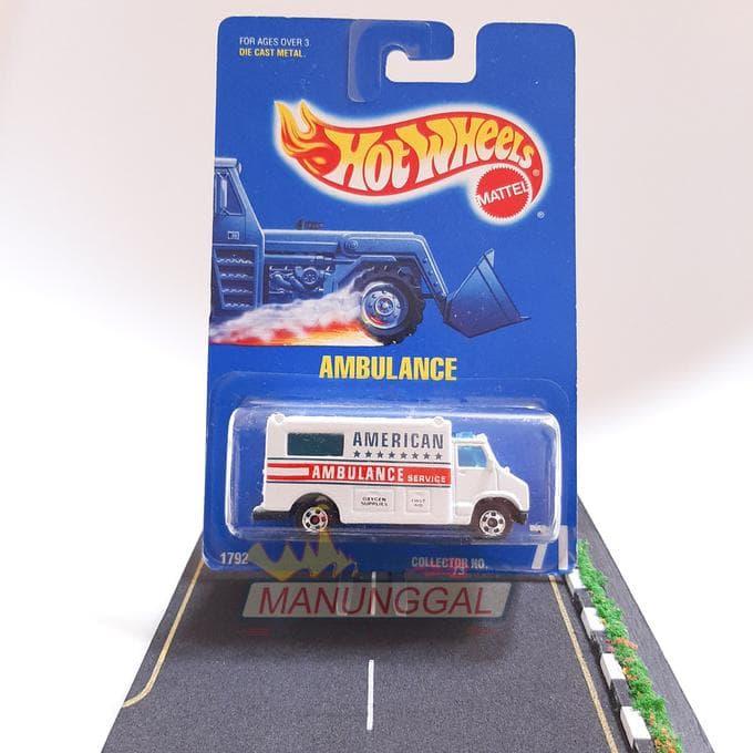 希少！激レア！当時物！JO-HAN FUNNY AMBULANCE Hot Wheels Ambulance