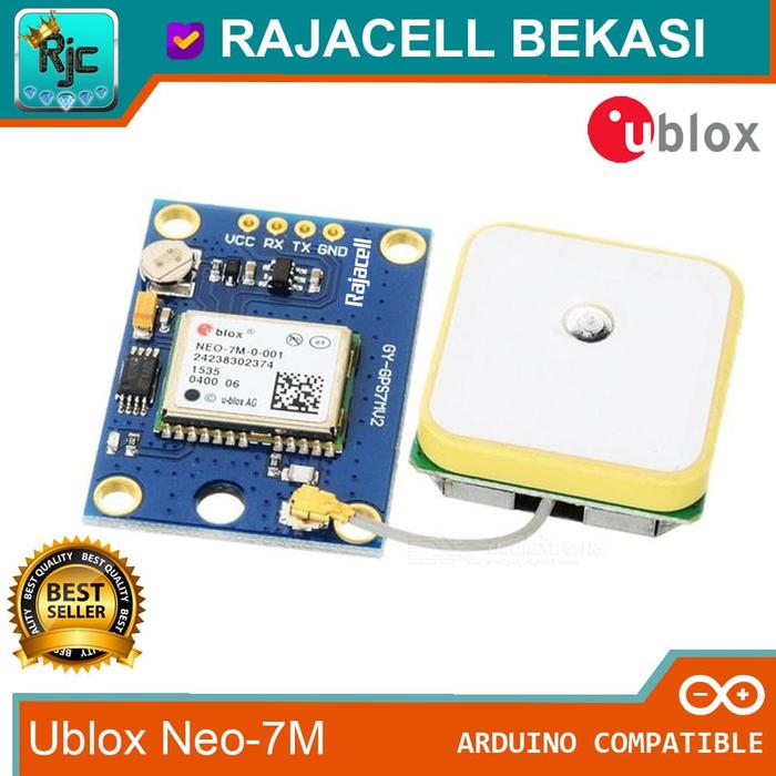 Gambar New uBlox Neo-7M GPS Module Flight Controller + Built in data memory dari Rajacell Bekasi undefined Tokopedia