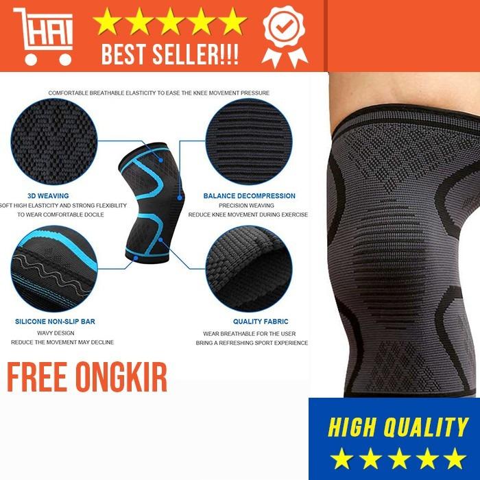 Gambar KNEE PAD PELINDUNG LUTUT DENGKUL DEKER OLAHRAGA FUTSAL BASKET SPORT - M dari Hai Store Aksesoris undefined Tokopedia