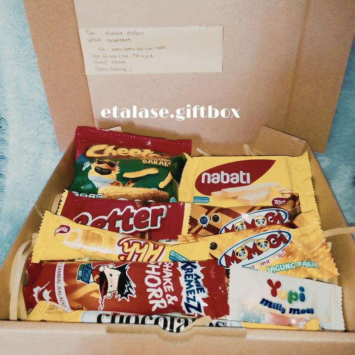 Gambar PAKET MURAH GIFT BOX SNACK/KADO ULANG TAHUN - FREE surat dari etalase giftbox undefined Tokopedia
