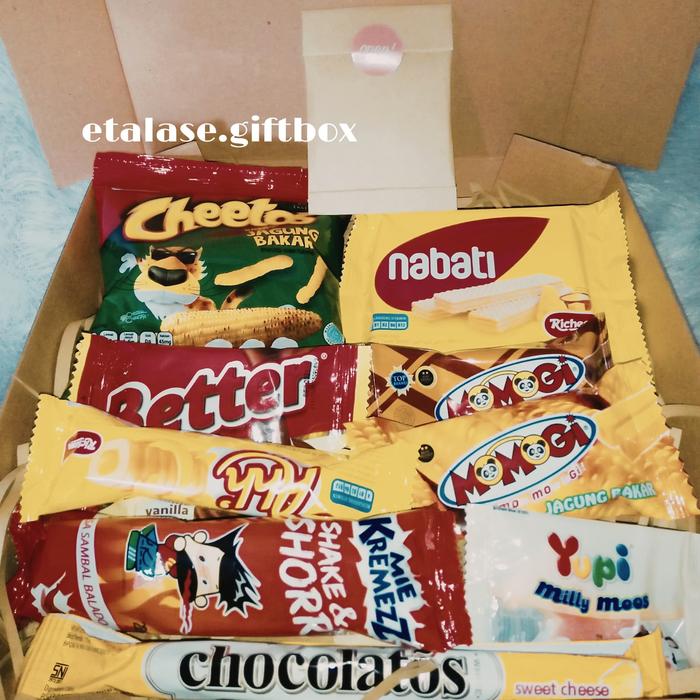 Gambar PAKET MURAH GIFT BOX SNACK/KADO ULANG TAHUN - LENGKAP dari etalase giftbox undefined Tokopedia