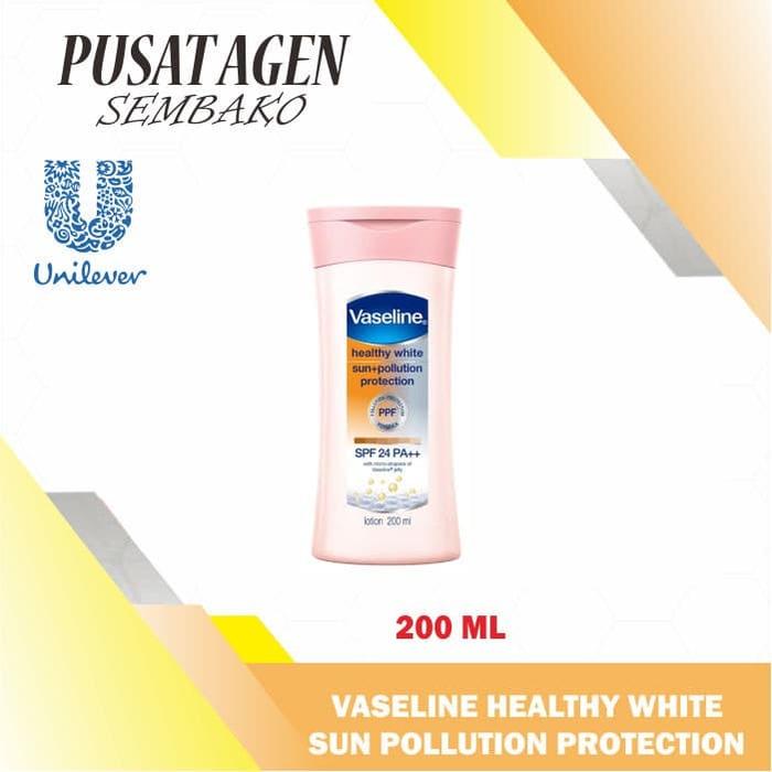 Gambar VASELINE SUN POLLUTION SPF 24 200 ML HAND BODY LOTION SPF24 200ML - 100 ML dari Nemo Mart_NEW undefined Tokopedia