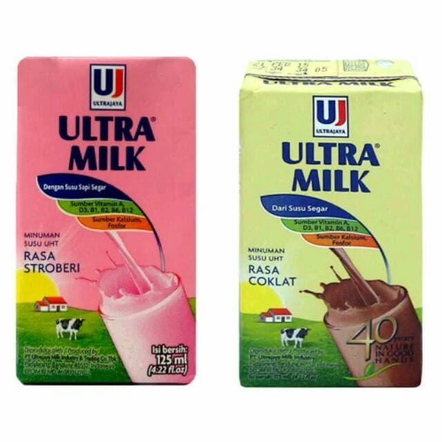 Gambar Susu ULTRA MILK UHT 125ml 1 Dus (40 pcs) - Strawberi dari Toko Solo Makmur undefined Tokopedia