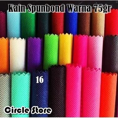 Gambar Kain Spunbond Hitam Putih / Bahan Tas Spunbond / Kain Furing 75gr - Kain Saja dari Circle Store Official undefined Tokopedia