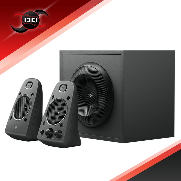 Logitech z625 speaker system with subwoofer and optical hot sale input