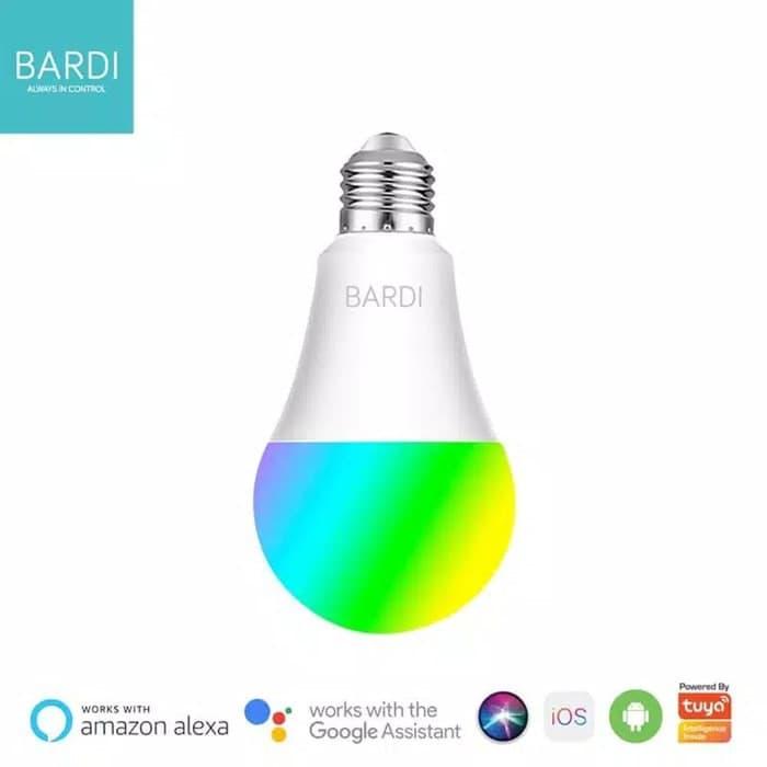 Gambar BARDI 7W RGB+W Smart Lampu Light Wifi Wireless IoT Home Automation ORI dari BARDI Smart Home undefined Tokopedia