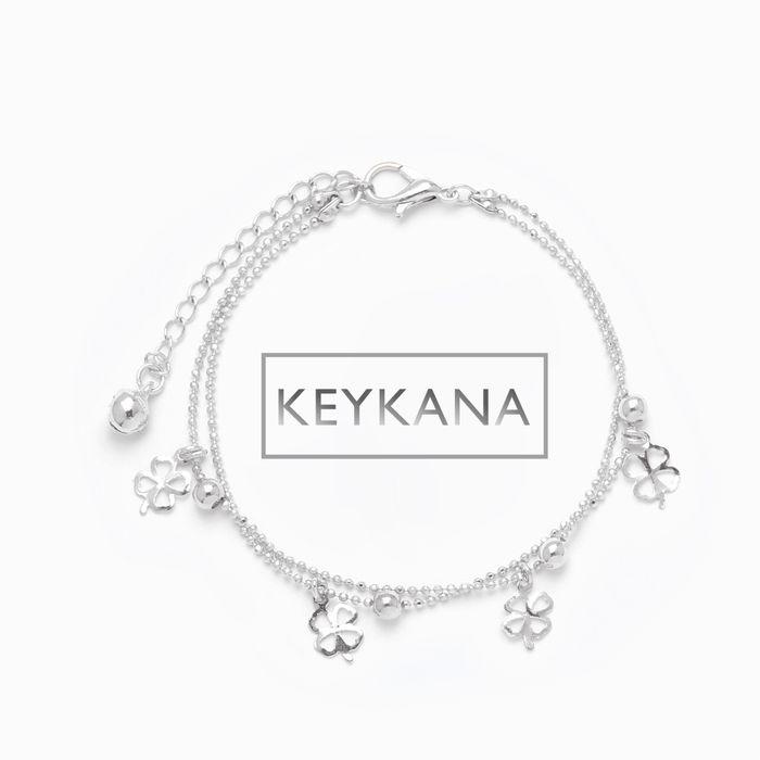 Gambar Clover Chain Bracelet KEYKANA Jewelry - White dari Keykana Jewelry undefined Tokopedia