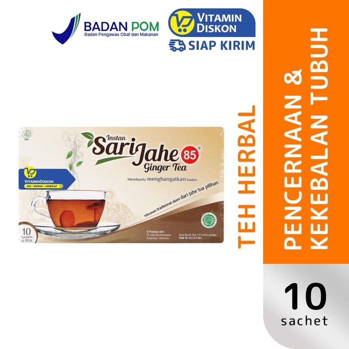 Gambar SARI JAHE GINGER TEA 10 SACHET dari VitaminDiskon undefined Tokopedia