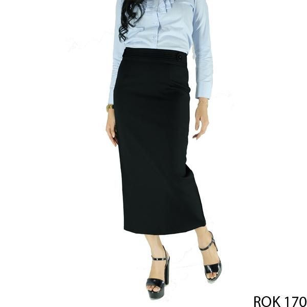 Gambar Rok Modern Panjang Katun Hitam ROK 170 - ROK 170, S dari Gudang Fashion Id undefined Tokopedia