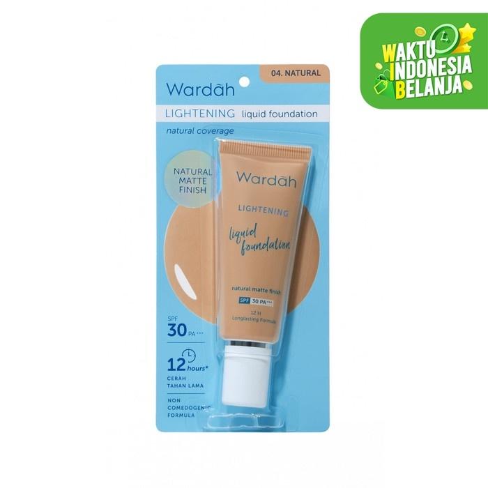 Gambar Wardah Lightening Liquid Foundation 04. Natural 25ml dari TokoWardahCom undefined Tokopedia