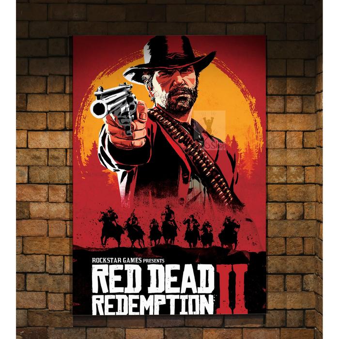 Gambar Poster Game - RED DEAD REDEMTION II - PS4 - Exclusive - Cinema Size dari EG STUDIO Tokopedia undefined Tokopedia
