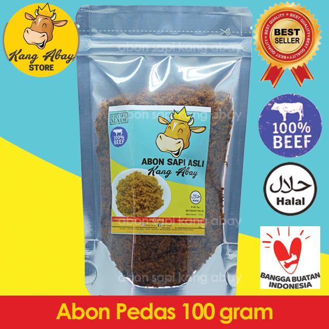 Gambar ABON SAPI KANG ABAY - PEDAS 100gr dari Kang Abay Store undefined Tokopedia