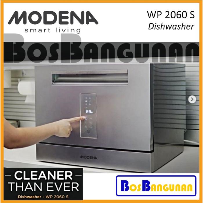 Gambar Mesin Pencuci Piring MODENA WP 2060 S / Dishwasher MODENA WP2060S - KARGO - PALET dari BosBangunan undefined Tokopedia