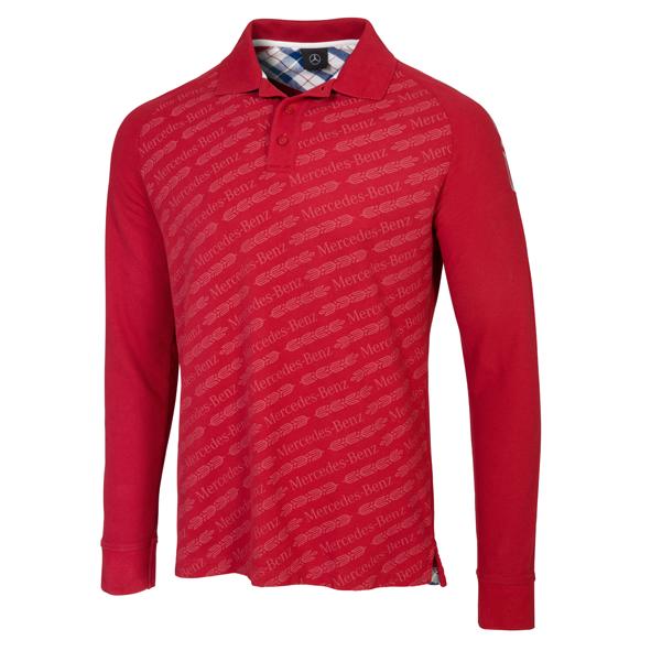 Gambar POLO SHIRT, MENS "M" long sleeve original Mercedes-Benz (MB66041588) - L dari Niakila shop undefined Tokopedia