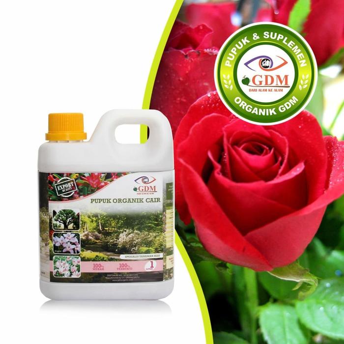 Gambar Pupuk Bunga Mawar Organik GDM 1L dari GDM Organic_NEW undefined Tokopedia