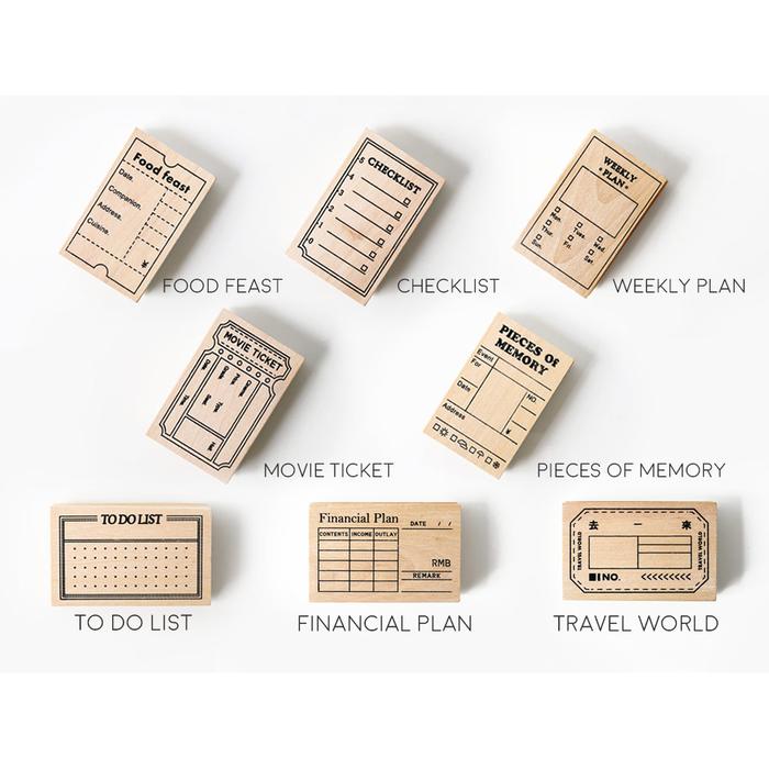 Gambar The Planning Room Wooden Block Stamp / Stempel Unik / Stempel Lucu - Financial Plan dari Pinkabulous undefined Tokopedia