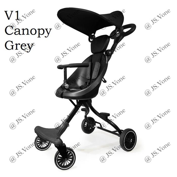 Gambar Magic Stroller Micro Trike / Kereta Dorong Sepeda Anak Cabin Size v1 - V1 Canopy Grey dari JS.Vone undefined Tokopedia