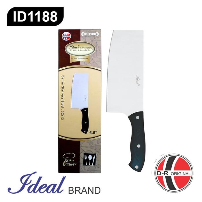 Gambar IDEAL ID1188 Pisau Golok / Cleaver Knife Stainless Steel dari IdealOfficial undefined Tokopedia