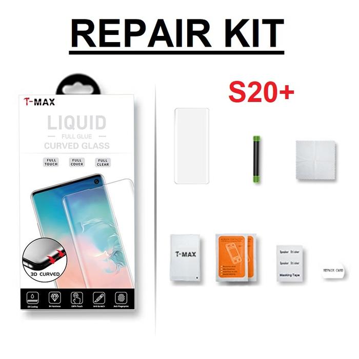 Gambar T-Max UV Tempered Glass Full Glue Samsung Galaxy S20 S20+ S20 Ultra - REPAIR S20 Plus dari TOKOCASE undefined Tokopedia