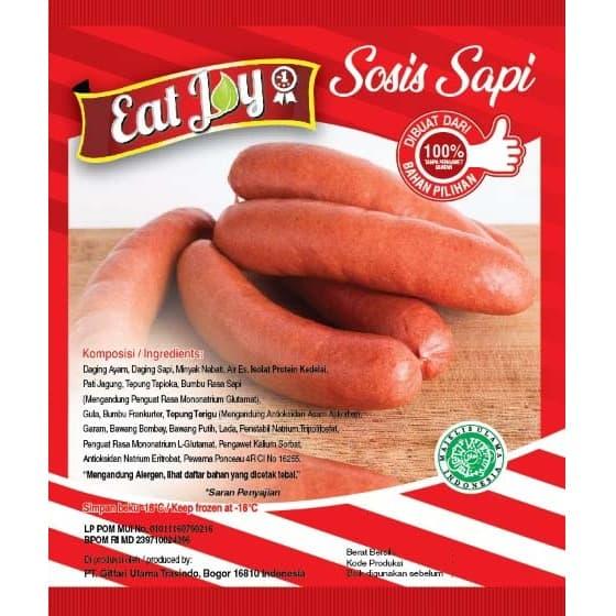 Gambar Eatjoy Sosis Sapi 500gr isi 7pcs dari eatjoyid undefined Tokopedia