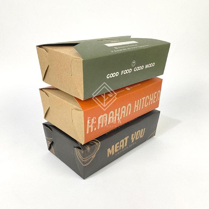 Gambar KOTAK MAKAN BOX MAKANAN CUSTOM BOX dari Ecopack Indonesia undefined Tokopedia