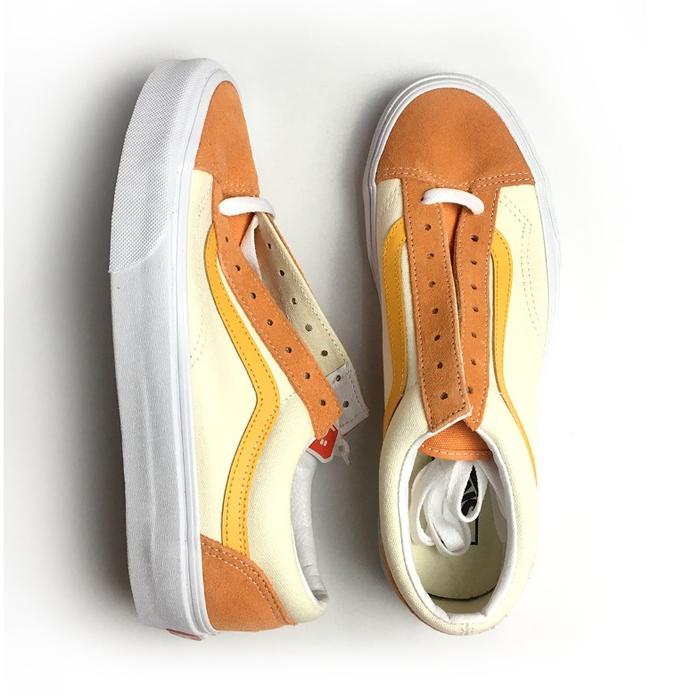 Vans style 36 retro amberglow gold skate outlet shoes