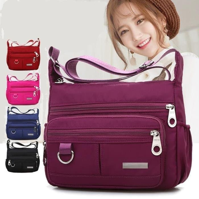 S25 Tas Wanita Multifungsiwaterproof Women Sling Bag Tas Selempang
