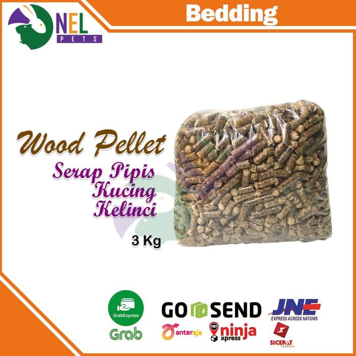 Gambar REPACK 3kg WOOD PELLET KAYU Serap pipis kucing kelinci/bedding kelinci dari Onel Pets Store undefined Tokopedia