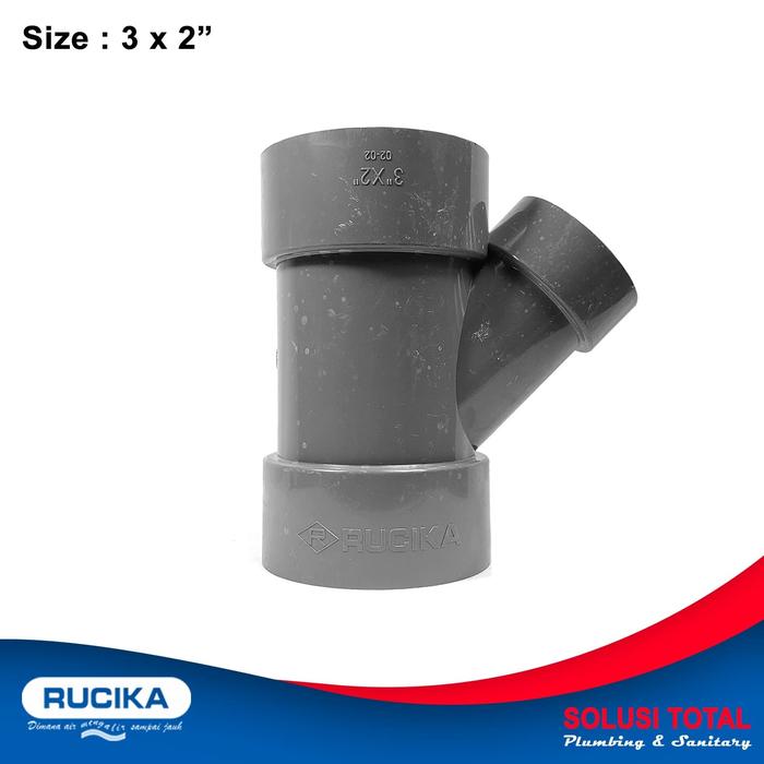 Gambar Y Branch D 45° 3 x 2 Inch Reducer D 3 x 2 " Rucika dari Solusi Total ID undefined Tokopedia