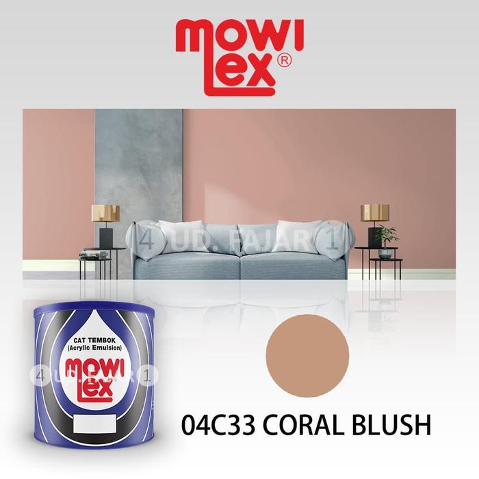 Jual Mowilex Emulsion 04c33 Coral Blush 2 5lt Cat Tembok Jakarta Barat Ud Fajar Tokopedia