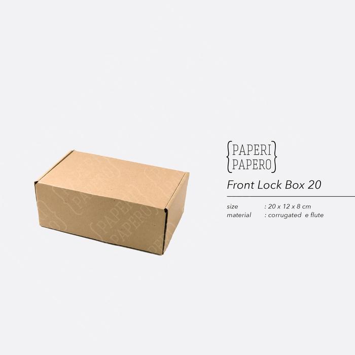 Gambar Box Kardus - Packaging Kaos / Kue / Serba Guna (20 x 12 x 8 cm) dari paperipapero undefined Tokopedia