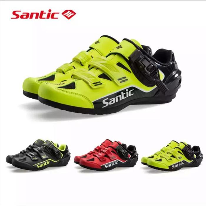 Jual Sepatu Sepeda SANTIC WMS18005 Anti Slip Cycling Shoes Non