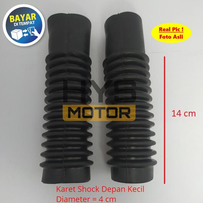 Gambar Karet Shock Depan Semua Ukuran Sedang Kecil Universal Motor - KECIL dari HYS Motor_NEW undefined Tokopedia