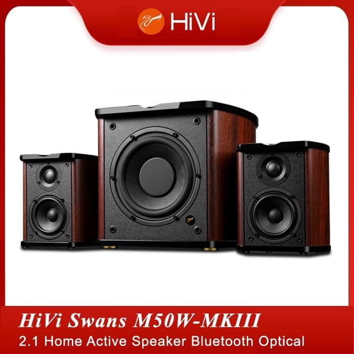 Swans Hivi M50wmkiii 21 Home Active Speaker Bluetooth Optical Remote