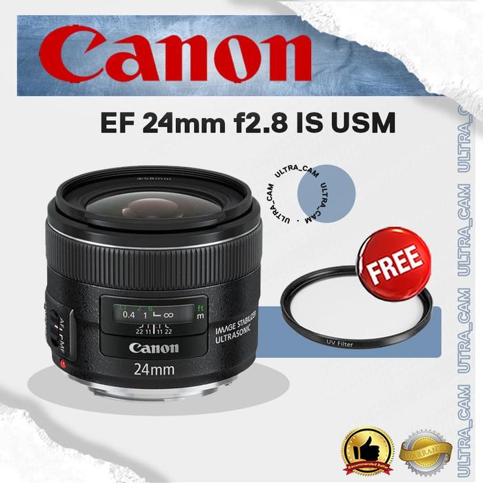 キヤノン Canon EF 24mm F2.8 IS USM 広角 単焦点レンズ フルサイズ
