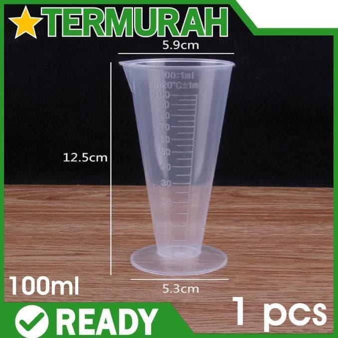 Jual Beaker Plastik Gelas Ukur Takar 100 Ml 100ml Measuring Cup Cups Cone Jakarta Barat Riafita12 Tokopedia