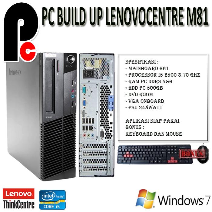 Gambar PC KOMPUTER PC BUILT UP LENOVO THINKCENTRE M81 CORE I5 SIAP PAKAI - 2 dari Pc Murah Comp undefined Tokopedia